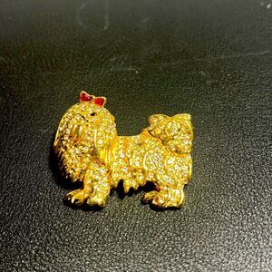 Precious’s Yorkie Rhinestone Pin. WA236